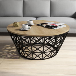 Hanah Home Stil Metal Ferforje - Oak